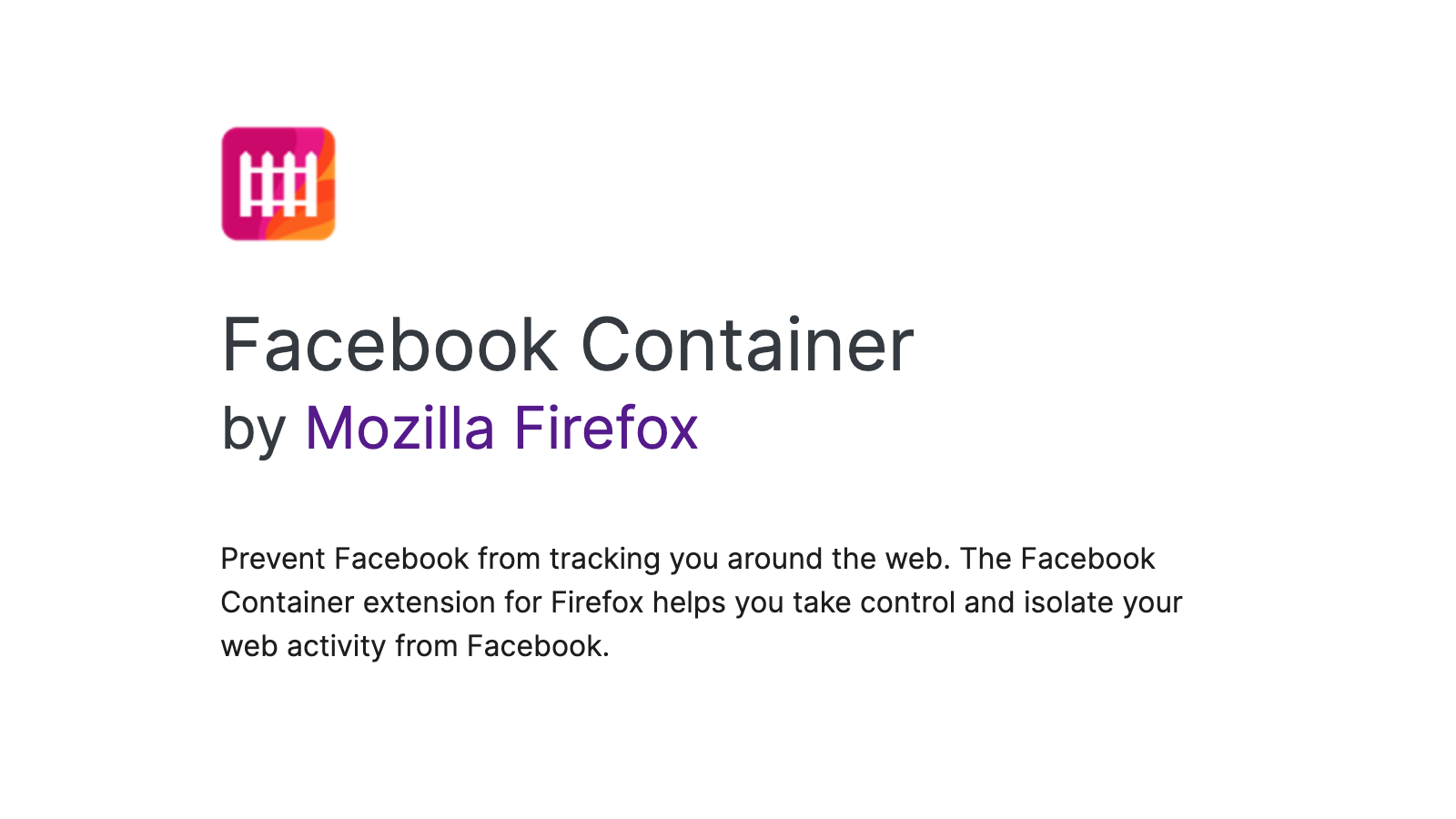 Is there any difference between Facebook Container and Firefox Multi-Account  Containers?